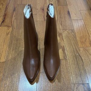 Mattisse Hendrix ankle boots cognac leather 7